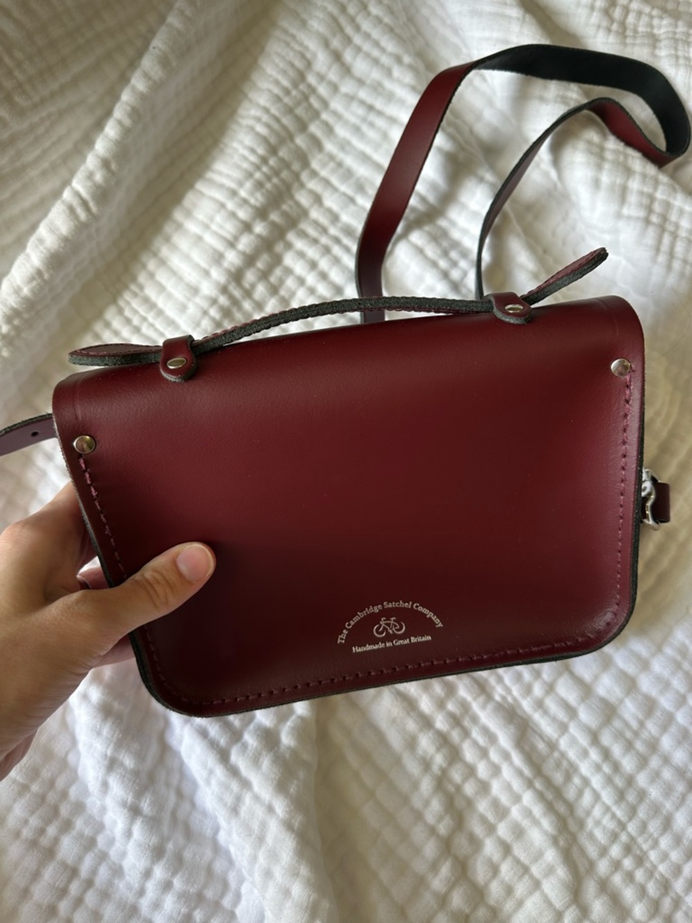 The Cambridge Satchel Company -The Mini in Oxblood - Picture 11 of 14
